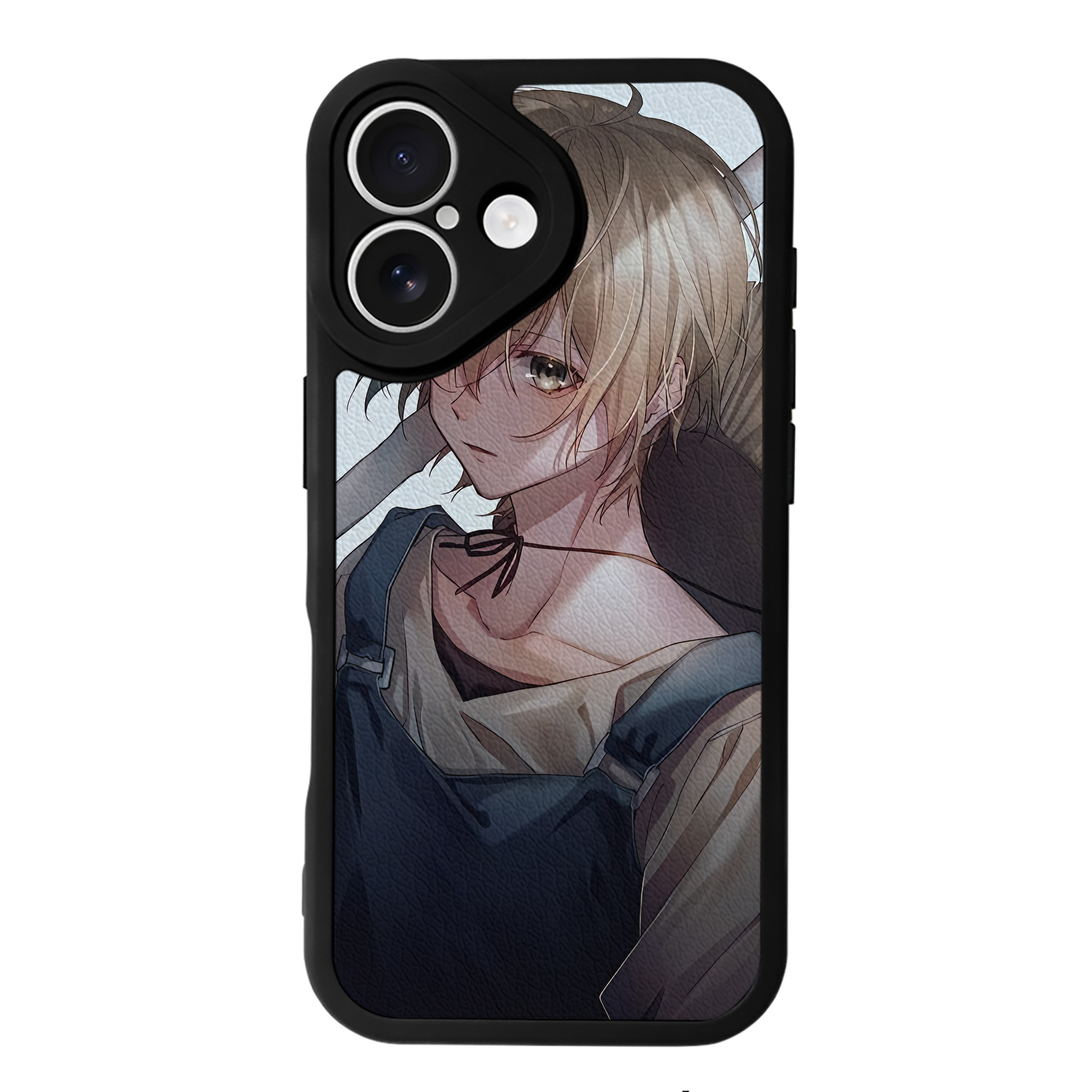 （画像用） 文豪ストレイドッグス Bungo Stray Dogs 【iPhone 16シリーズ対応】シリコンスマホケース（レザー調） 材質：シリコン